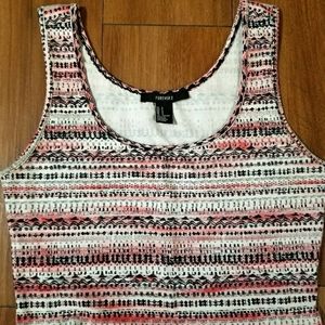 Forever 21 Red Pattern Dress